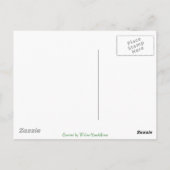 Garter Snake on Rocks Postkarte (Rückseite)