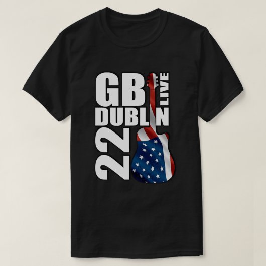 Garth Brooks - GB Live Dublin 2022 Croke Park Clas T-Shirt (Design vorne)