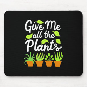 Gärtner alle Pflanze geben Mousepad