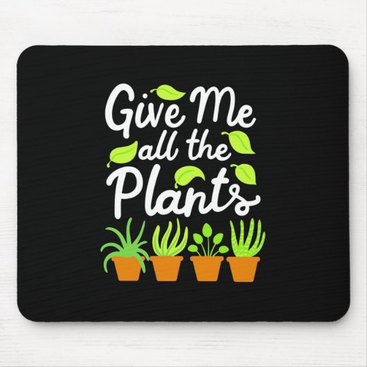 Gärtner alle Pflanze geben Mousepad (Vorne)