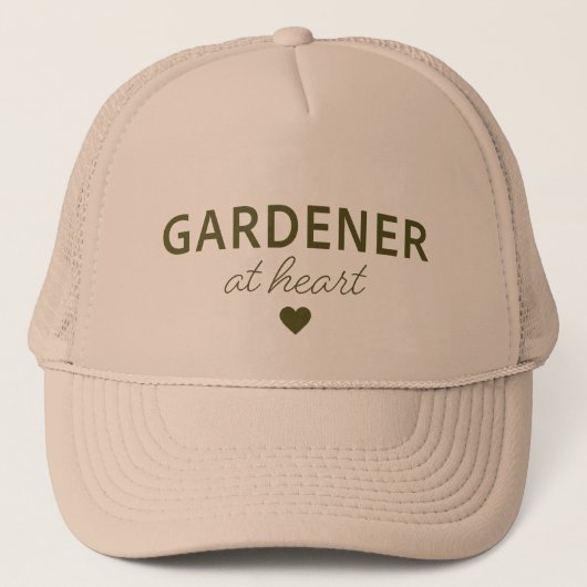 GÄRTNER AUS LEIDENSCHAFT - Dunkle Trucker-Mütze Truckerkappe (Vorderseite)