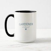 GÄRTNER AUS LEIDENSCHAFT - Schwarzer Becher Tasse (Links)