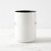 GÄRTNER AUS LEIDENSCHAFT - Schwarzer Becher Tasse (Zentrum)