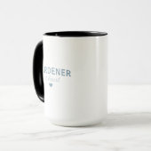 GÄRTNER AUS LEIDENSCHAFT - Schwarzer Becher Tasse (Vorderseite Links)