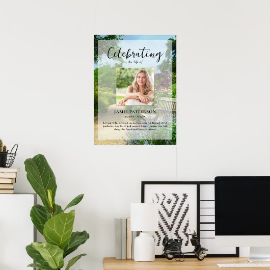 Gärtner, Beerdigung von Leben für Foto Poster (Heimbüro)