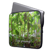 Gärtner behalten wachsende Pflanzen Laptopschutzhülle (Vorderseite Links)