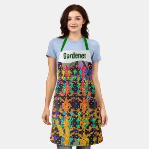Gärtner Blumen Blüte Schürze