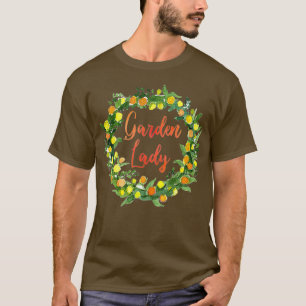 Gärtner Blumenkranz Florist Geschenk Frauen Mädche T-Shirt