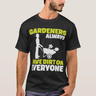 Gärtner buchen Blume für Dirt Skill Gardens T-Shirt