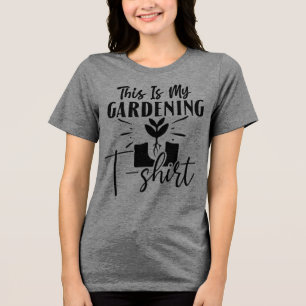 Gärtner - Das ist mein Garten T-Shirt Tri-Blend Shirt
