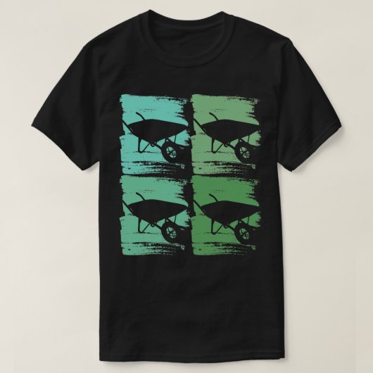 Gärtner der Schubkarre 2 T-Shirt (Design vorne)