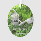 Gärtner - fertigen Sie mit Namen besonders an Ornament (Vorderseite)