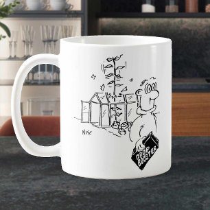 Gärtner Fertiliert seine Kulturen. Funny Kaffeetasse