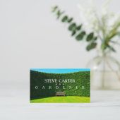 Gärtner, Florist Landscaper Green Care Pflanze Visitenkarte (Stehend Vorderseite)