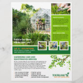 Gärtner, Gartencenter, Rasenpflege Flyer (Vorne)