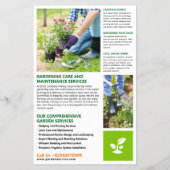 Gärtner, Gartendienstleistungen, Laichpflege DL Fl Flyer (Hinten)