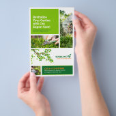 Gärtner, Gartendienstleistungen, Laichpflege DL Fl Flyer (Handgriff)