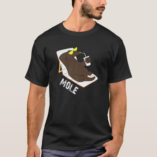 Gärtner Gärtnern Maulwurf T-Shirt (Vorderseite)