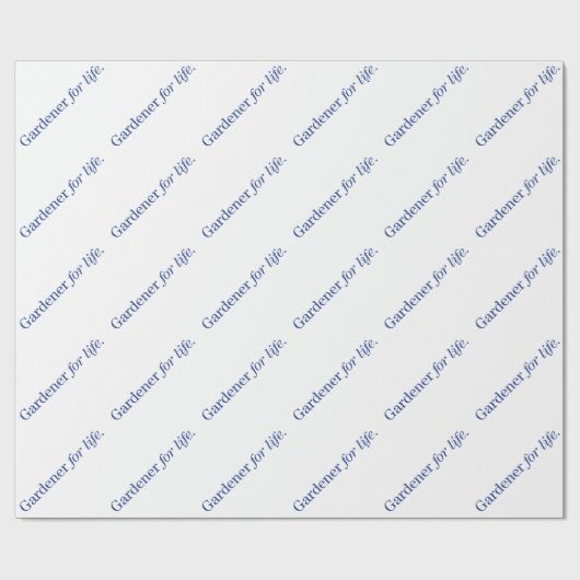 Gärtner Geschenkpapier (Flach)