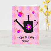Gärtner Hübsch Blume Geburtstag Karte (Gelbe Blume)