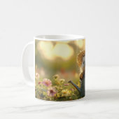 Gärtner in einer Blume Kaffeetasse (Vorderseite Links)