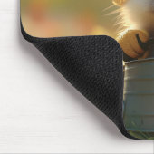 Gärtner in einer Blume Mousepad (Ecke)