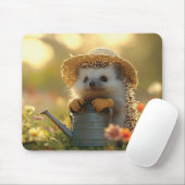 Gärtner in einer Blume Mousepad (Mit Mouse)