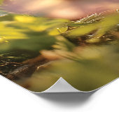 Gärtner in einer Blume Poster (Ecke)