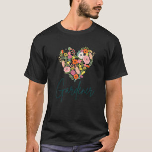 Gärtner Job Stolz Bester Gärtner Muttertag Flor T-Shirt