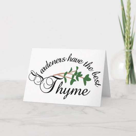 Gärtner Karte (Vorderseite)