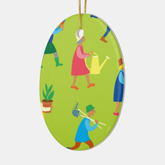 Gärtner Keramik Ornament (Links)