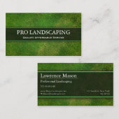 Gärtner / Landscaping Business Card Visitenkarte (Vorne/Hinten)
