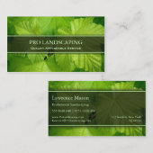 Gärtner / Landschaftsblättriger, Foto-Visitenkarte Visitenkarte (Vorne/Hinten)