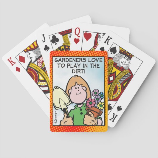 Gärtner Liebe zu... Spielkarten (Rückseite)