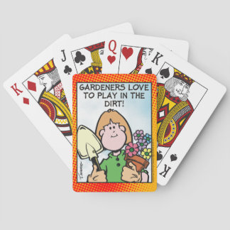 Gärtner lieben es, zu... spielkarten