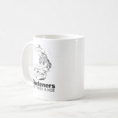 Gärtner machen das mit einem Hund 2 Kaffeetasse (Vorderseite Links)