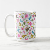 Gärtner Monogramm Grau Kaffeetasse (Links)