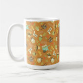 Gärtner-Monogramm Ton Braun Kaffeetasse (Links)