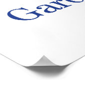 Gärtner Poster (Ecke)