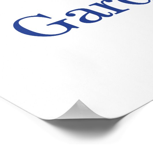 Gärtner Poster (Ecke)