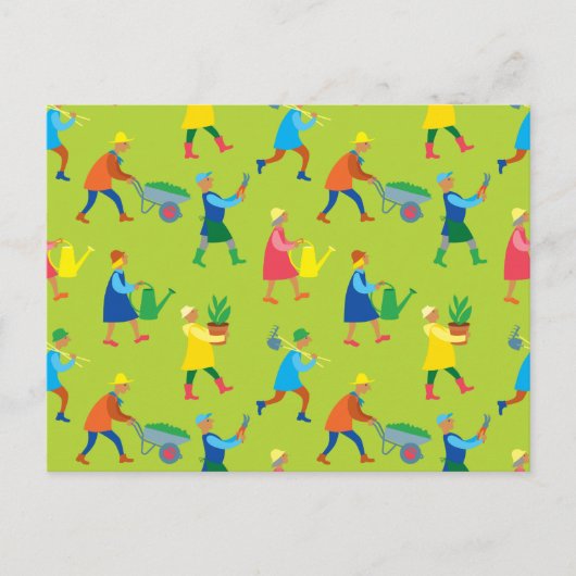 Gärtner Postkarte (Vorderseite)