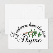 Gärtner Postkarte (Vorne/Hinten)