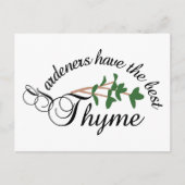 Gärtner Postkarte (Vorderseite)