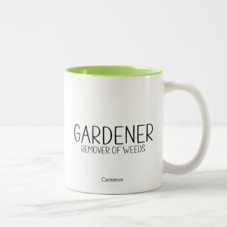 Gärtner Remover von Unkraut humorvollen Funny Zweifarbige Tasse