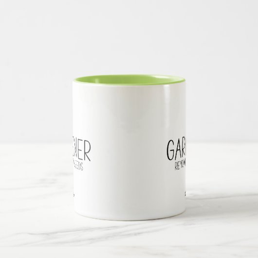 Gärtner Remover von Unkraut humorvollen Funny Zweifarbige Tasse (Mittel)