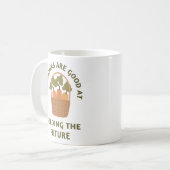 Gärtner sind gut darin, den künftigen Garten zu sä Kaffeetasse (Vorderseite Links)