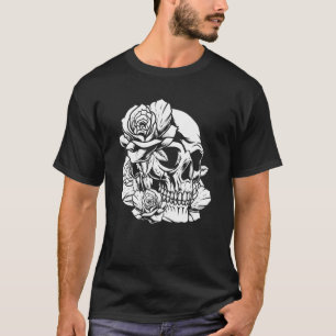 Gärtner Totenkopf Garten Rosen Gartenarbeit T-Shirt