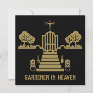 Gärtner Trauerfloristik Funeral Karte