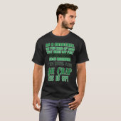 Gärtner Typ Mensch T-Shirt (Vorne ganz)
