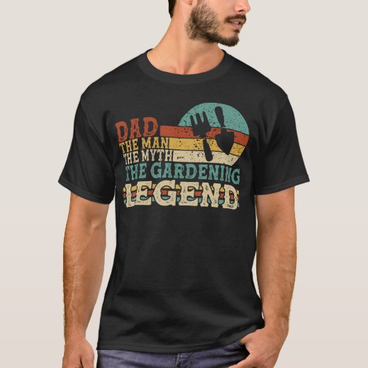 Gärtner-Vater Der Mann Der Mythos Das Gärtnern T-Shirt (Vorderseite)